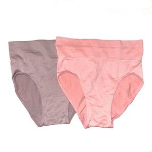 Hanes Bundle of two Bottoms in Pink and Taupe